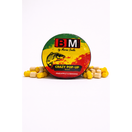 Momeala Flotanta - BM Baits Crazy Pop-up Pineapple & Banana 6mm